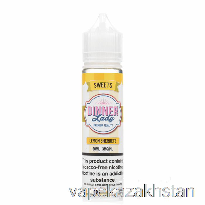 Vape Smoke Lemon Sherbets - Vape Dinner Lady E-Liquid - 60mL 0mg